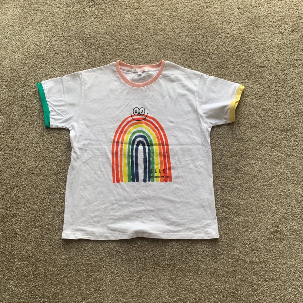 Elle Kids summer rainbow t-shirt size 16